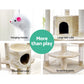 Cat tree with scratching post tower condo giant