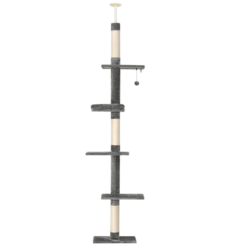 Cat Tree 290cm Tower Scratching Post Scratcher Floor