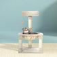 Wood 69cm cat tree with scratching post tower condo