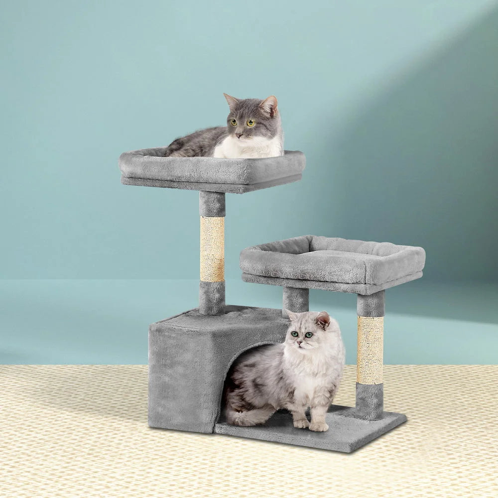 Cat Tree 69cm Scratching Post Tower Scratcher Wood Condo