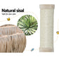 Wood 90cm cat tree with colour and construction cues