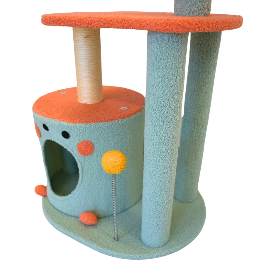 Cat Tree Petwiz 85cm Vivid Scratching Post Pole - Pet Care