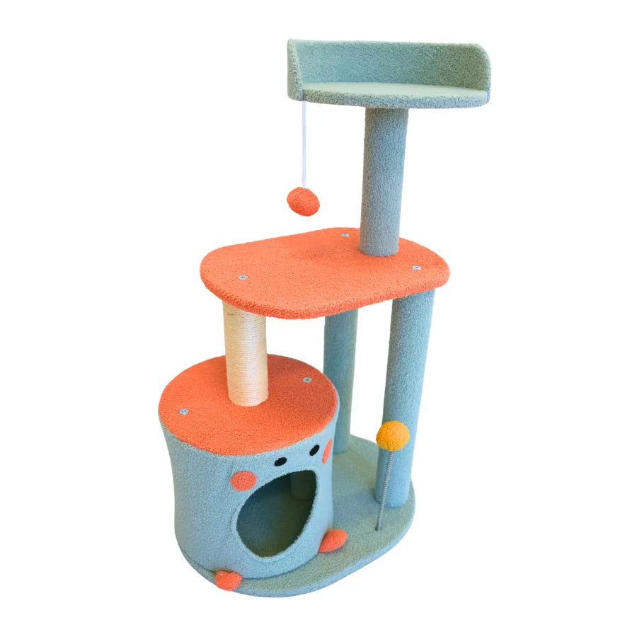Cat Tree Petwiz 85cm Vivid Scratching Post Pole - Pet Care
