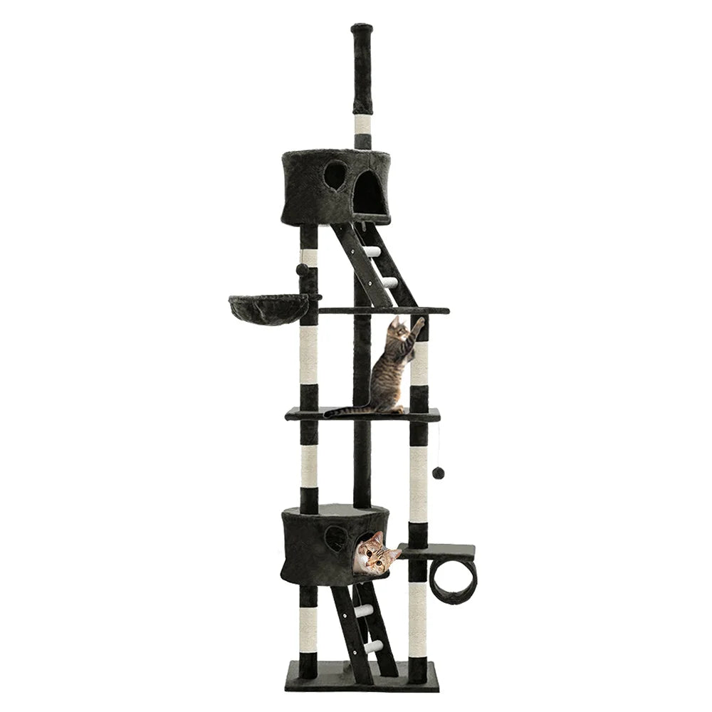 Cat Tree Scratching Post 260cm Tower Condo House Furniture