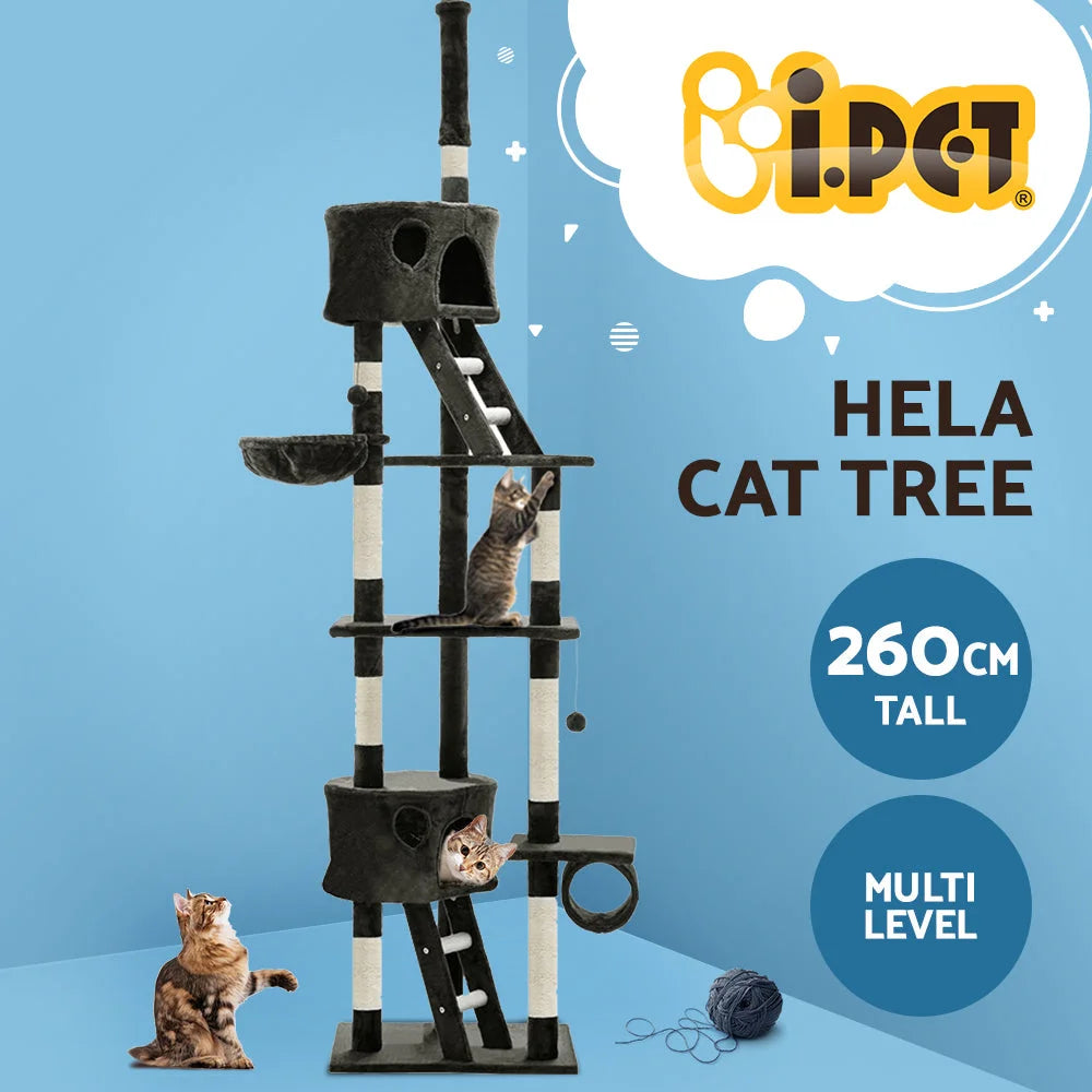 Cat Tree Scratching Post 260cm Tower Condo House Furniture