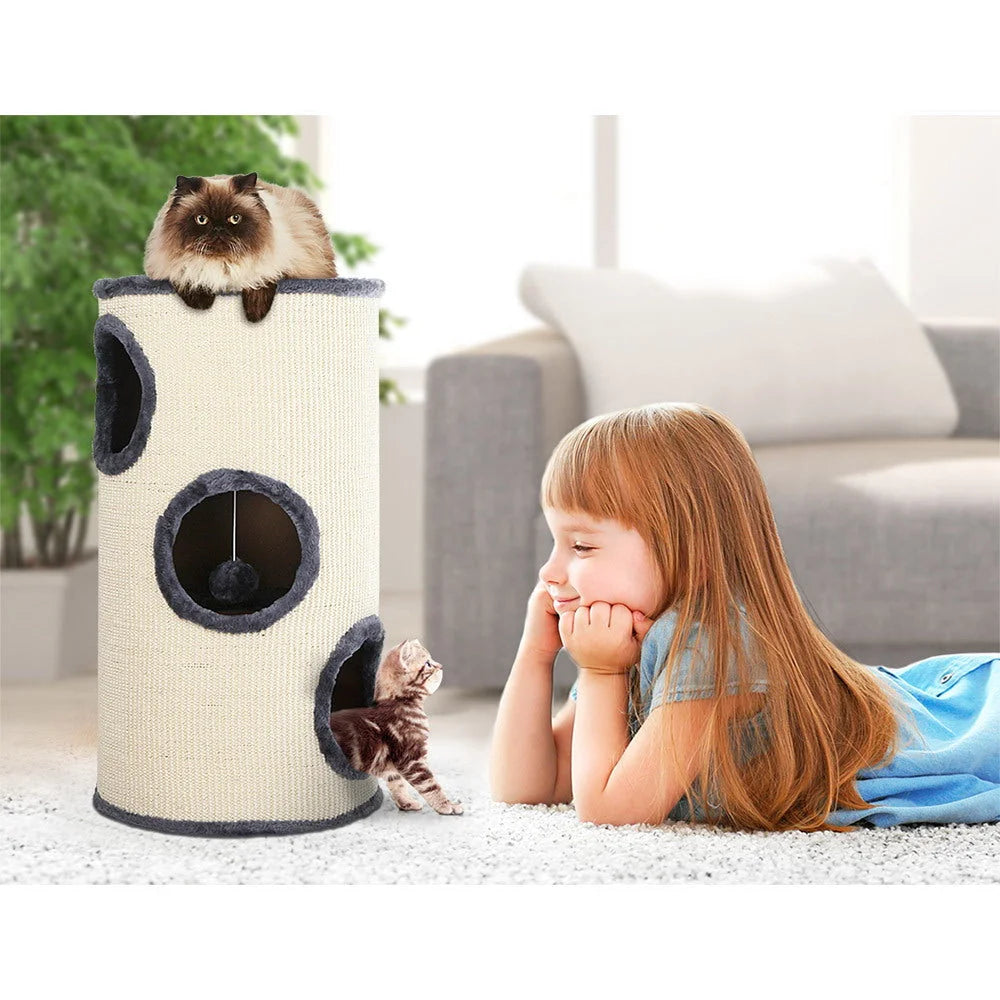Cat Tree Scratching Post 70cm Tower Condo House Furniture