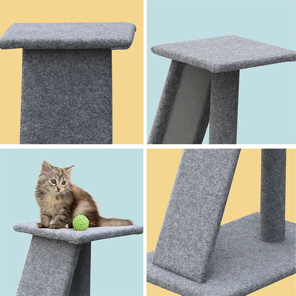 Cat Tree Scratching Post 82cm Tower Condo House Furniture