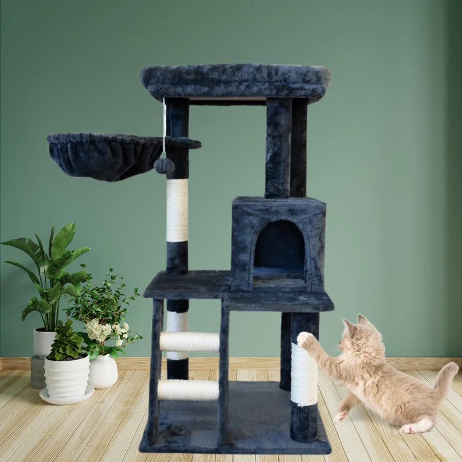Cat Tree Scratching Post Petwiz 100cm Luna Premium - Pet