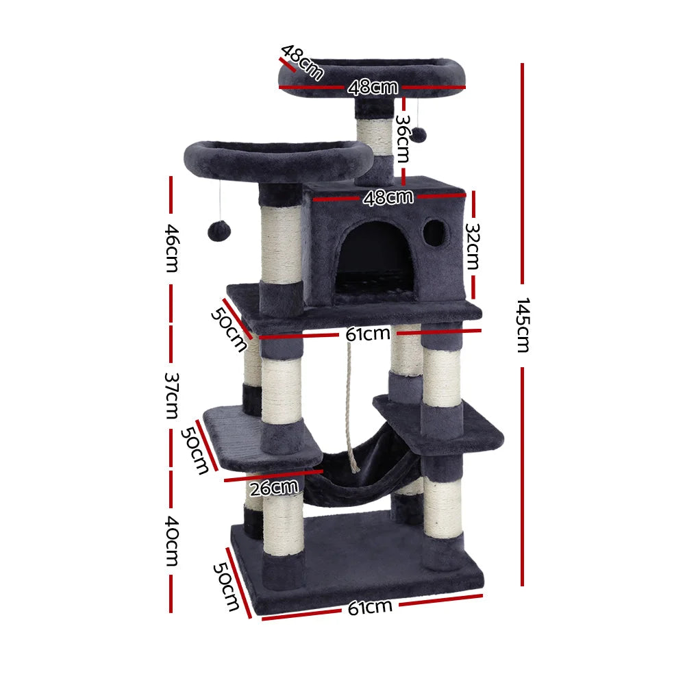 Cat Tree Scratching Post Scratcher Tower Condo House