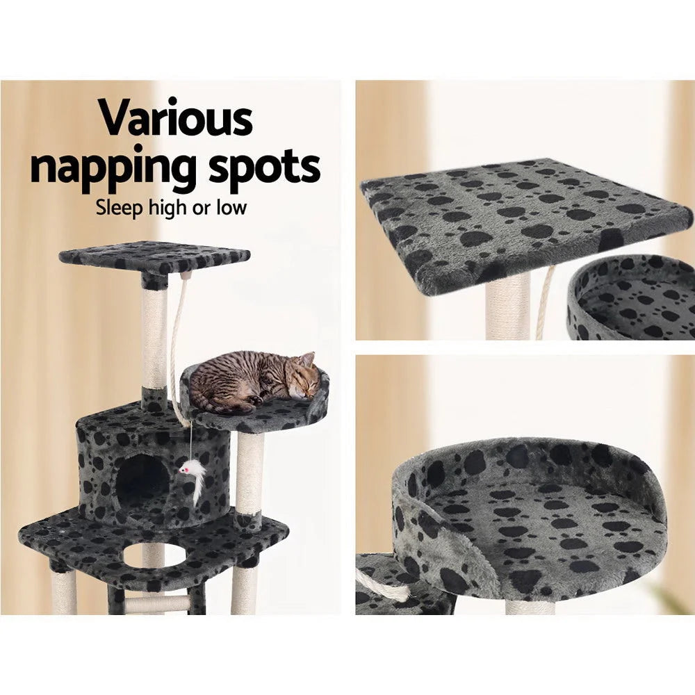 Cat Tree Scratching Post Scratcher Tower Condo House Wood