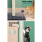 Grey 105cm cat tree with multi-level cat tower and round posts