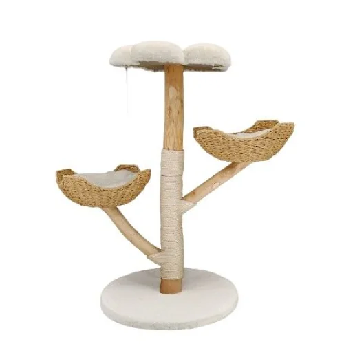 Cat Tree Tower Condo Scratcher Bed Sisal Plush Toy Ball