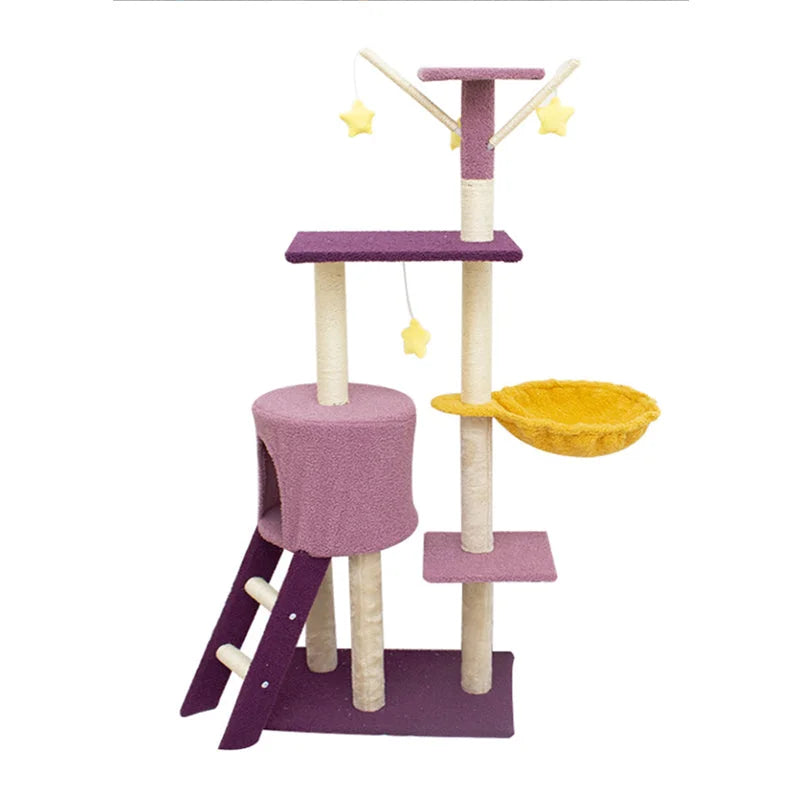 Cat Tree Tower Scratching Post House Bed - Pet Care