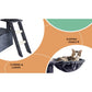 Cat Tree Tower Scratching Post Scratcher 138cm Condo House Grey
