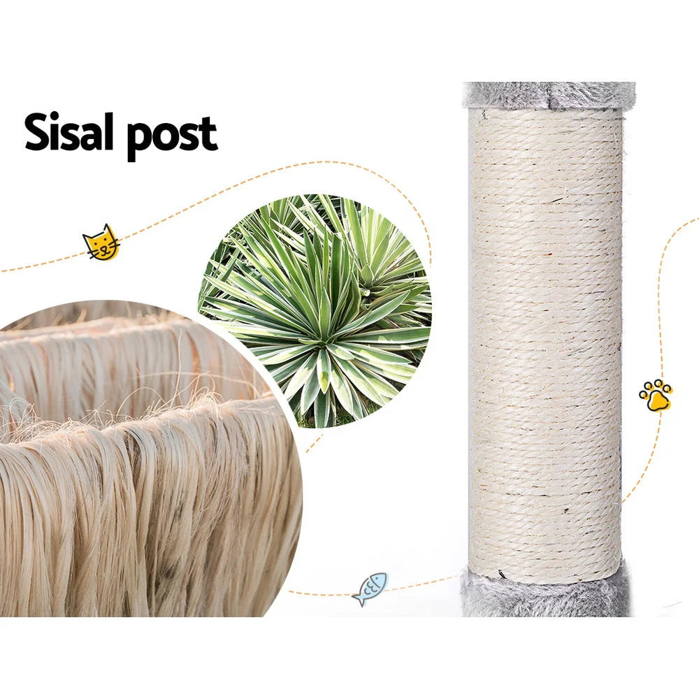 Cat Tree Tower Scratching Post Scratcher 161cm Condo House