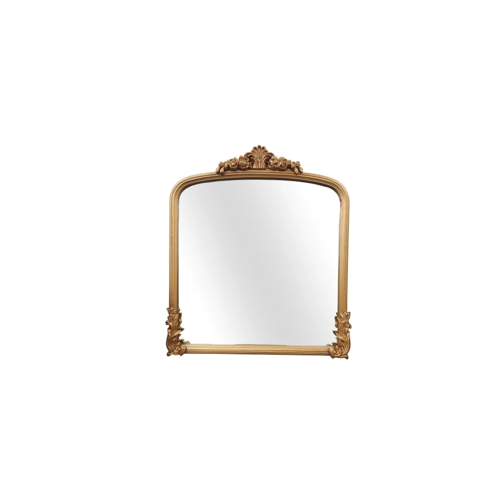 Catherine Lux Gold Mirror - 98cm x 108cm - Home & Garden >