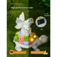 Cats and Butterflies Charming Solar-Powered Animal Garden