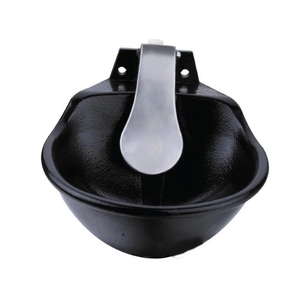 Cattle Drinking Bowl 25cm - Cast Iron Mounted Automatic