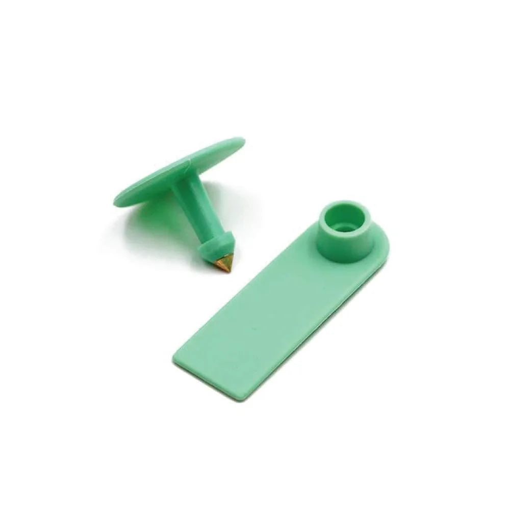 Cattle Ear Tags 100PCS 5x2cm Mini Green Blank