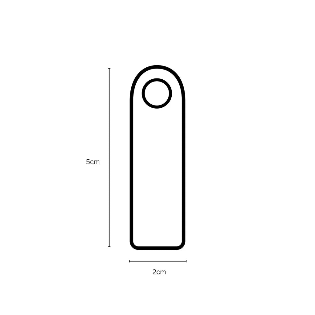 Cattle Ear Tags 100x 5x2cm Set - Mini Pink Blank Pig Goat