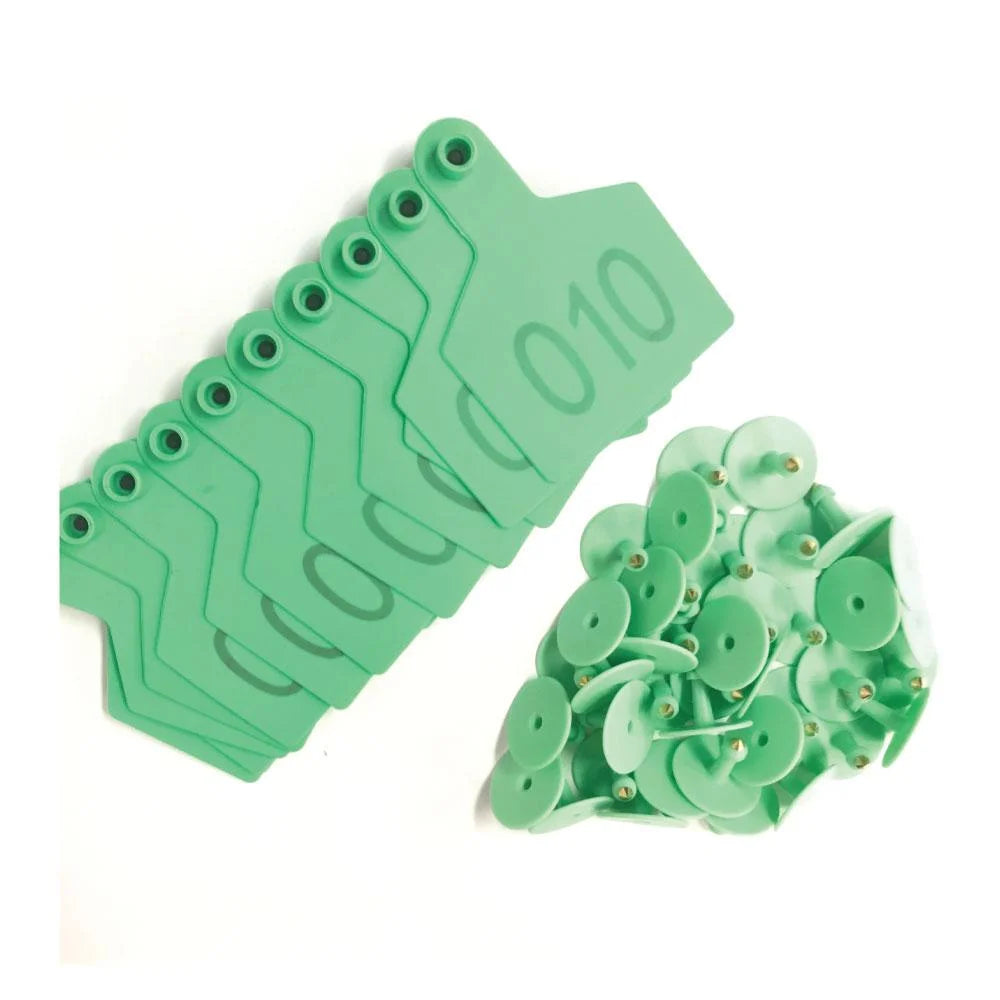 Cattle Ear Tags Set 1 100 7 5x10cm XL