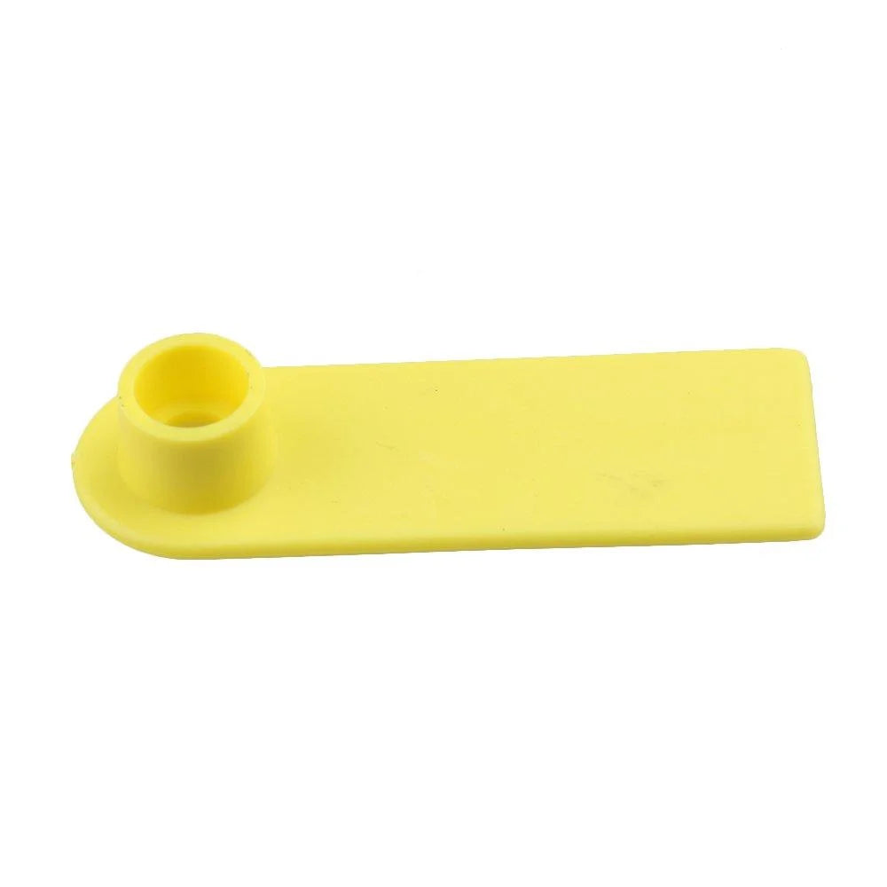 Cattle Ear Tags Set 100x 5x2cm Mini Yellow Blank