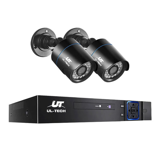 CCTV Security Camera 1080P 4 Channel - CCTV