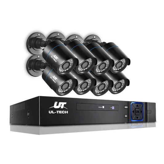 CCTV Security Camera 8 Channel 1080P HDMI - CCTV