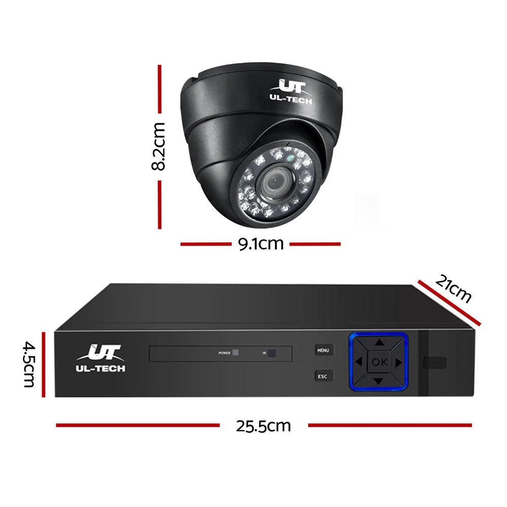 CCTV Security Home Camera System DVR 1080P Day Night 2MP IP