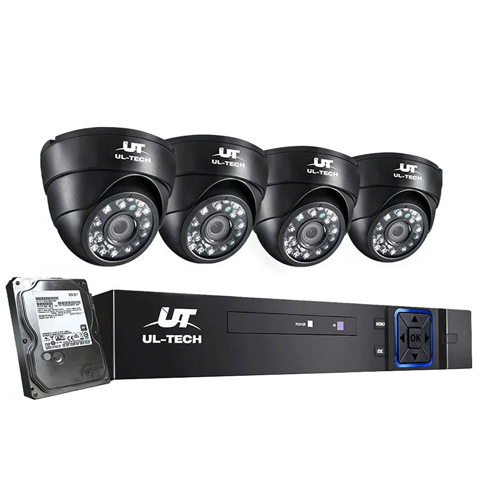 CCTV Security Home Camera System DVR 1080P Day Night 2MP IP