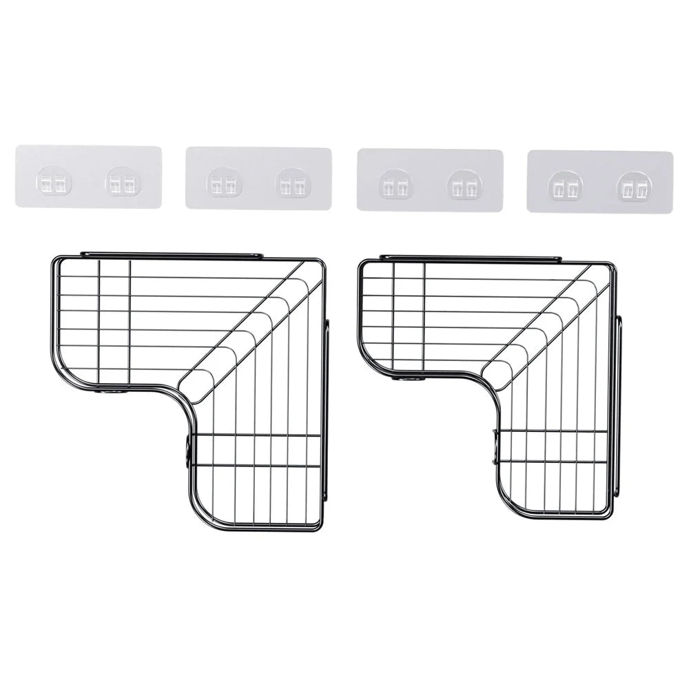 Cefito 2 Packs Bathroom Shelf Corner Storage Rack - Home &