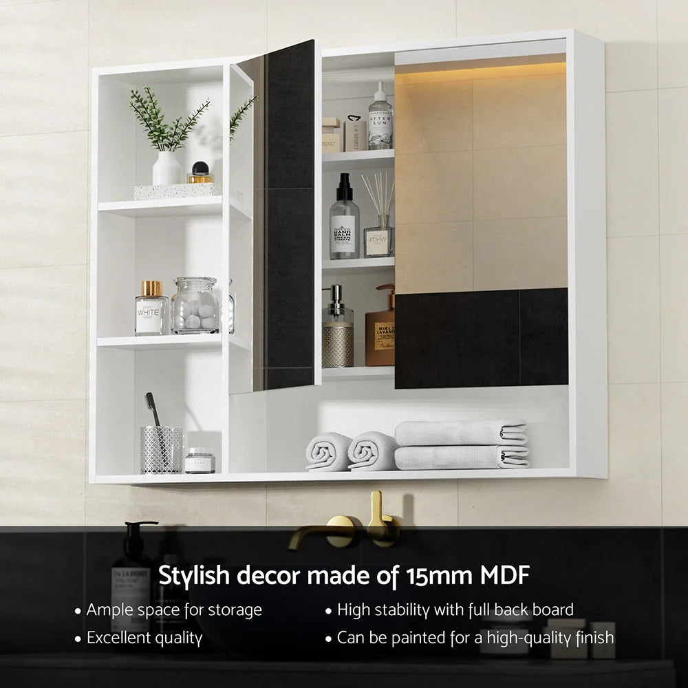 Cefito Bathroom Mirror Cabinet 100CM Vanity Medicine Wall