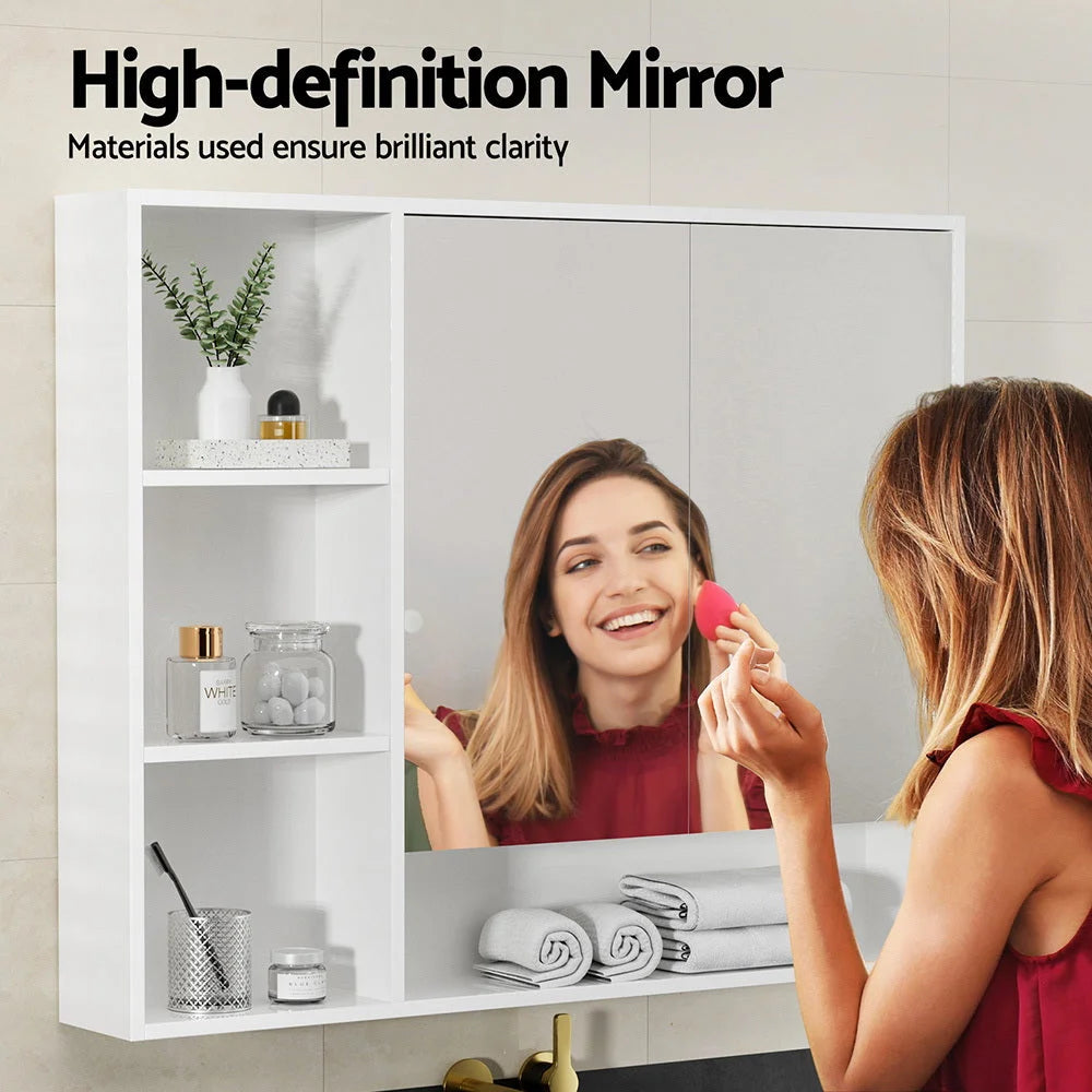 Cefito Bathroom Mirror Cabinet 100CM Vanity Medicine Wall