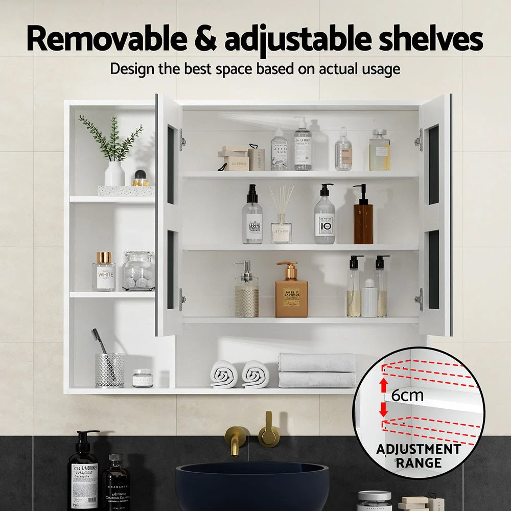 Cefito Bathroom Mirror Cabinet 100CM Vanity Medicine Wall