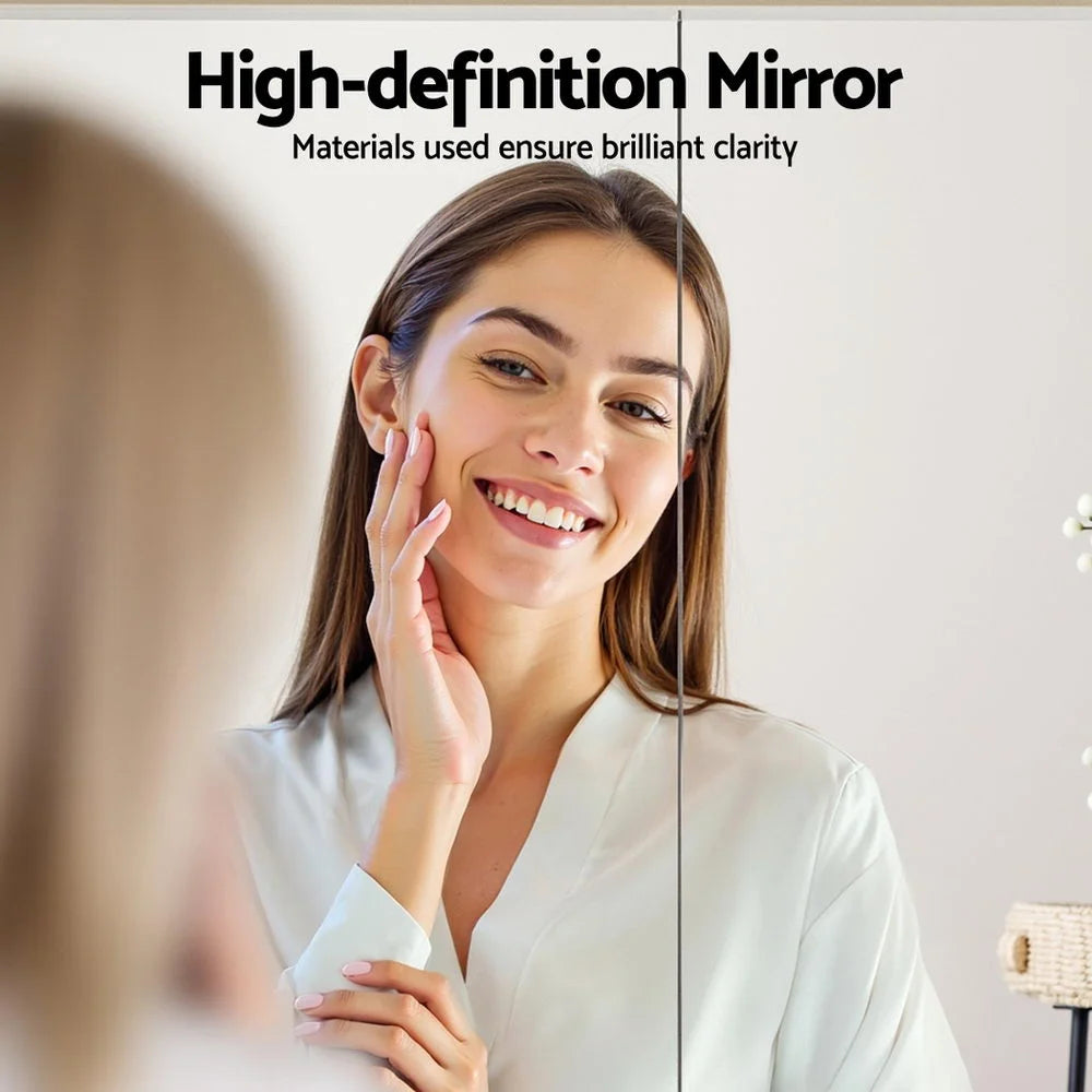 Cefito Bathroom Mirror Cabinet Medicine Adjustable Shelves