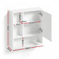 Cefito Bathroom Mirror Cabinet Mirrored Medicine Adjustable