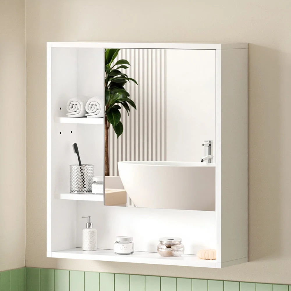 Cefito Bathroom Mirror Cabinet Mirrored Medicine Adjustable