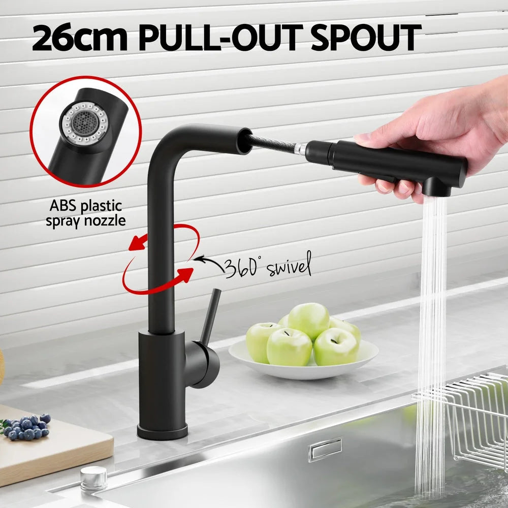 Cefito Kitchen Mixer Tap Pull Out Rectangle 2 Mode Sink