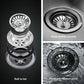 Cefito Kitchen Sink 43cm Round Stainless Steel Basin Single
