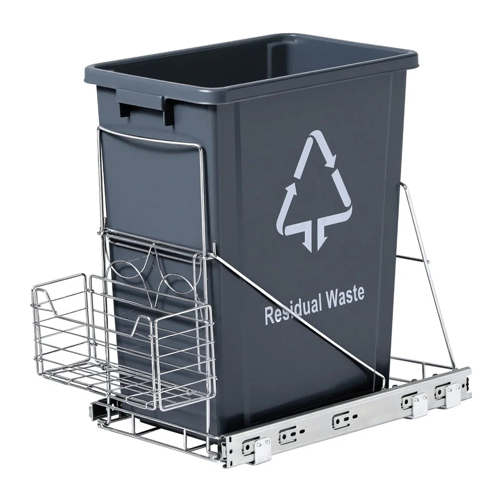Pull Out Bin Kitchen Cabinet Slide Garbage Rubbish