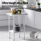 Stainless Steel Kitchen Benches Work Bench 610x457mm 430 cefito