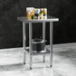 Cefito Stainless Steel Kitchen Benches Work Bench 610x457mm