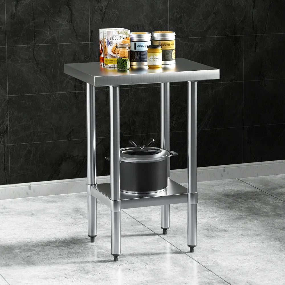 Cefito Stainless Steel Kitchen Benches Work Bench 610x457mm