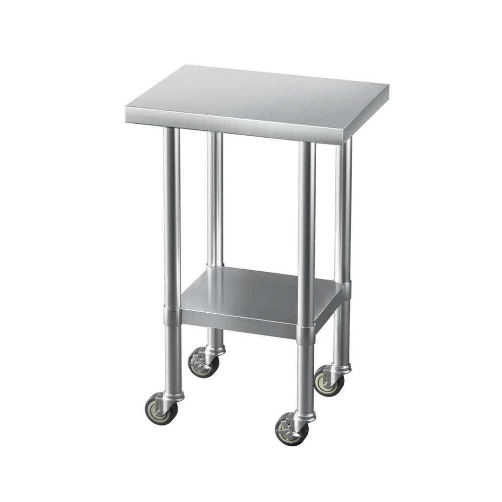 Cefito Stainless Steel Kitchen Benches Work Bench Wheels