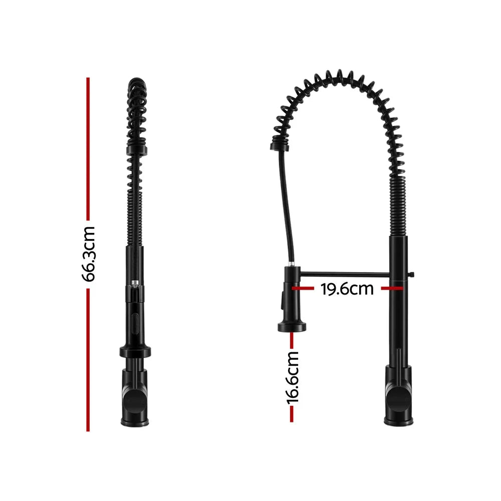 Cefito Stainless Steel Sink 51x45CM With Pull Out Mixer Tap