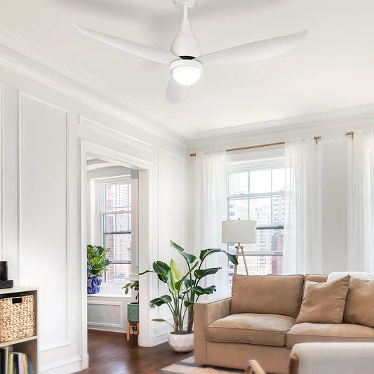 Ceiling Fan 52’’ DC Motor LED Light with Remote Control