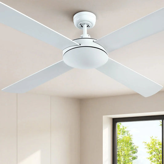 Ceiling Fan 52’’ with Remote - White - Fans