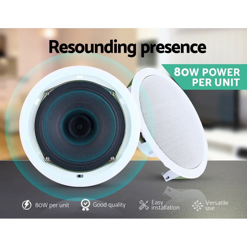 Ceiling speakers inch with matching accessories and clear item layout