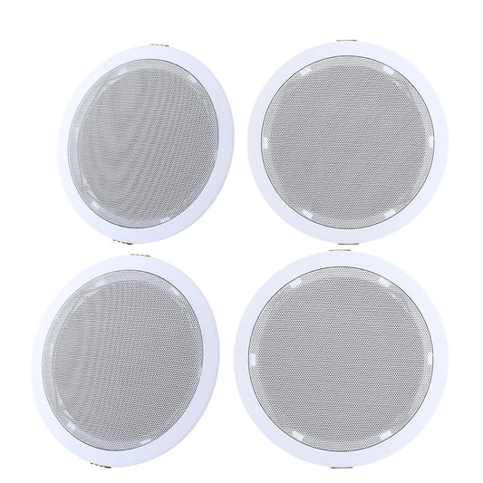Ceiling Speakers 6 Inch In-Wall Home Stereo Tweeter - Set