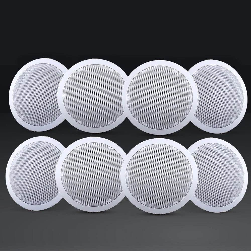 Ceiling Speakers 6 Inch In-Wall Home Stereo Tweeter - Set